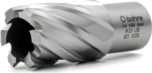 Сверло по металлу Bohre HSS 23х30 мм корончатое с хв. weldon 19 мм (3/4'') [КБ010050]