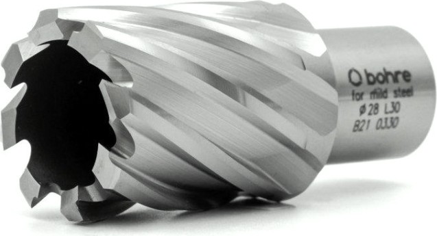 Сверло по металлу Bohre HSS 28х30 мм корончатое с хв. weldon 19 мм (3/4'') [КБ010053]