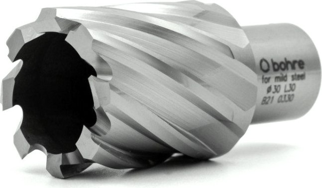 Сверло по металлу Bohre HSS 30х30 мм корончатое с хв. weldon 19 мм (3/4'') [КБ010054]