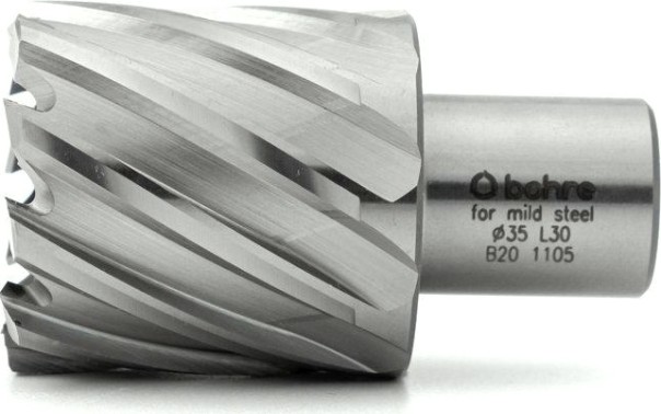 Сверло по металлу Bohre HSS 35х30 мм корончатое с хв. weldon 19 мм (3/4'') [КБ010295]