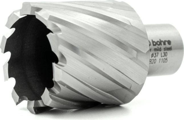 Сверло по металлу Bohre HSS 37х30 мм корончатое с хв. weldon 19 мм (3/4'') [КБ010296]