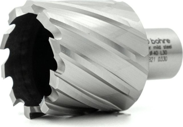 Сверло по металлу Bohre HSS 40х30 мм корончатое с хв. weldon 19 мм (3/4'') [КБ010230]