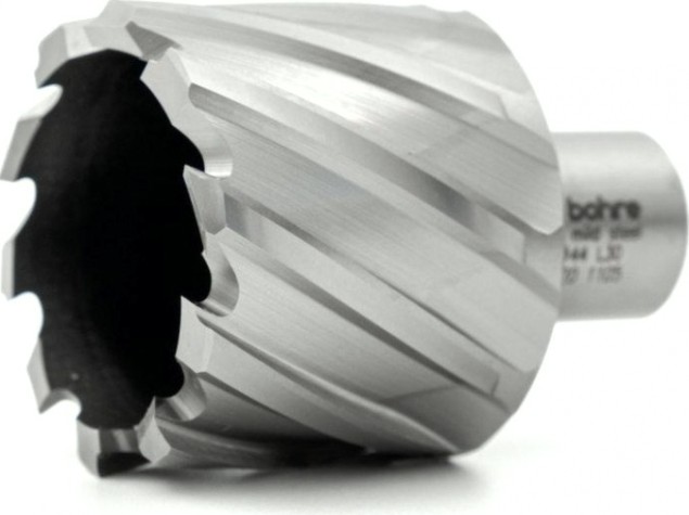 Сверло по металлу Bohre HSS 44х30 мм корончатое с хв. weldon 19 мм (3/4'') [КБ010301]