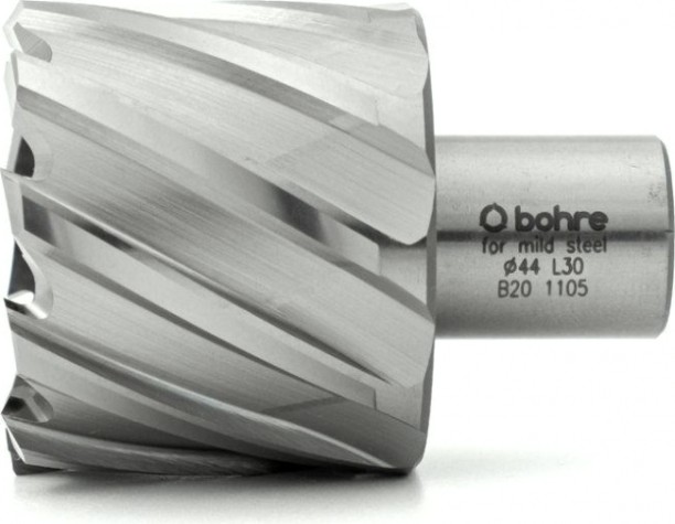 Сверло по металлу Bohre HSS 44х30 мм корончатое с хв. weldon 19 мм (3/4'') [КБ010301]