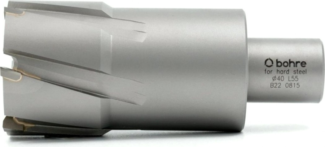 Сверло по металлу Bohre TCT 40х55 мм корончатое с хв. weldon 19 мм (3/4'') [КБ010111]