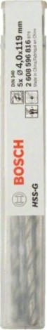 Сверло по металлу BOSCH HSS-G 4x78 мм 5шт удлиненных [2608596816]