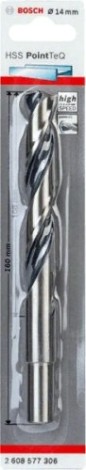 Сверло по металлу BOSCH HSS PointTeQ 14.0 мм (хвост. 12 мм) [2608577306]