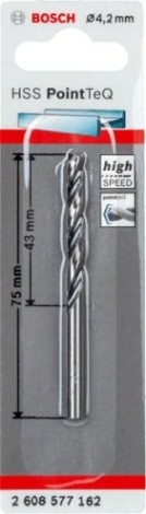 Сверло по металлу BOSCH HSS PointTeQ 4.2 мм [2608577162]