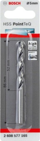 Сверло по металлу BOSCH HSS PointTeQ 5 мм [2608577165]