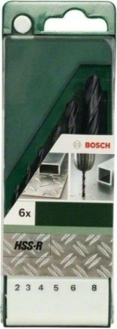 Сверло по металлу BOSCH HSS-R D2-8 6шт [2609255029]
