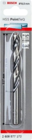 Сверло по металлу BOSCH PointTeQ 8.5 мм hss [2608577172]