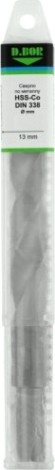 Сверло по металлу D.BOR HSS-Co 15.0х114/169 мм кобальтовое с хв. 13 мм cobalt 5%, din 338 [D-TD-338-CO5-150-01]