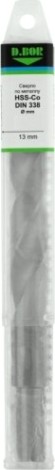 Сверло по металлу D.BOR HSS-Co 17.0х125/184 мм кобальтовое с хв. 13 мм cobalt 5%, din 338 [D-TD-338-CO5-170-01]