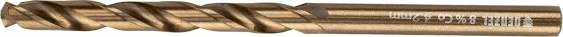 Сверло по металлу Denzel HSS Co-8% 4,2 мм, [71431]