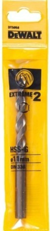 Сверло по металлу DeWALT 11 x 91 / 142 мм HSS-G Extreme 2 шлифованное DT5058-QZ [DT5058-QZ]