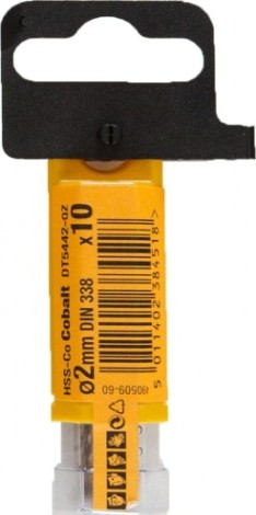 Сверло по металлу DeWALT 2.5 x 30 / 57 мм HSS-CO Extreme кобальтовое DT4901-QZ (2шт.) [DT4901-QZ]