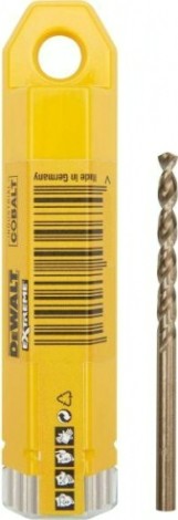 Сверло по металлу DeWALT 4 x 43 / 75 мм HSS-CO Extreme кобальтовое DT4924-QZ (10шт) [DT4924-QZ]