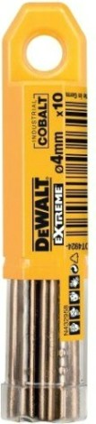 Сверло по металлу DeWALT 4 x 43 / 75 мм HSS-CO Extreme кобальтовое DT4924-QZ (10шт) [DT4924-QZ]