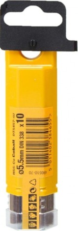 Сверло по металлу DeWALT 5.5 x 57 / 93 мм HSS-CO Extreme кобальтовое DT4932-QZ [DT4932-QZ]