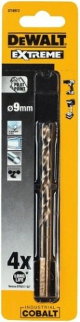 Сверло по металлу DeWALT 9,0 x 75 /117 мм HSS-CO Extreme кобальтовое DT4913-QZ [DT4913-QZ]