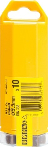 Сверло по металлу DeWALT 9.5 x 78 / 125 мм HSS-CO Extreme кобальтовое DT4941-QZ [DT4941-QZ]