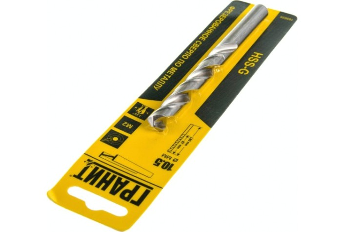 Сверло по металлу ГРАНИТ HSS-G 10,5х133/87 [165035]