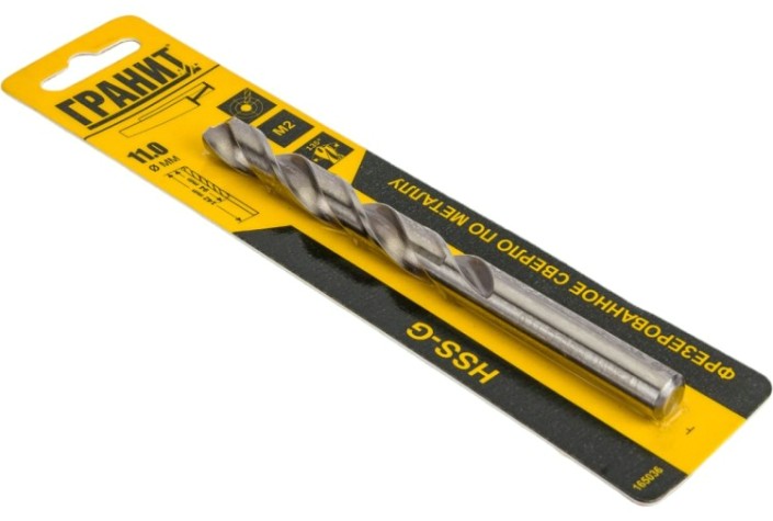 Сверло по металлу ГРАНИТ HSS-G 11,0х142/94 [165036]