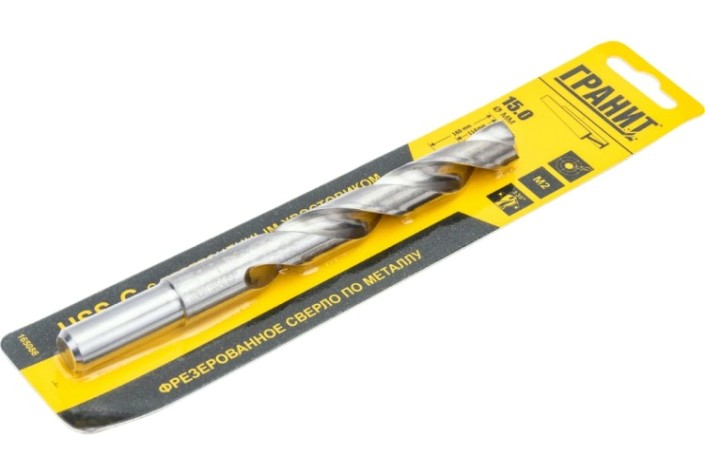 Сверло по металлу ГРАНИТ HSS-G 15,0х169/114 [165086]