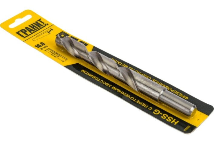 Сверло по металлу ГРАНИТ HSS-G 16,0х178/120 [165088]