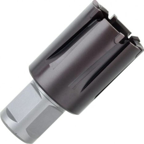 Сверло по металлу корончатое D.BOR с хв. weldon 19 мм (3/4''), rail hm-tialn 34*25/63 [D-CDR-TIA-025-034-W]