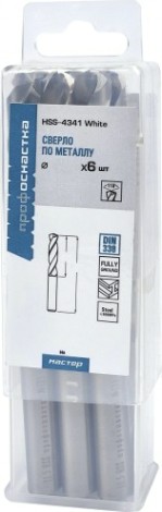 Сверло по металлу Профоснастка №118 Мастер D 11 мм HSS 4341/118° DIN 338 (бокс 6 шт) [30101118]