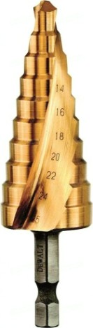 Сверло по металлу ступенчатое DeWALT 14-25 мм EXTREME IMPACT [DT5030-QZ]