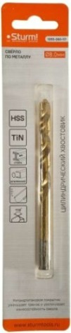 Сверло по металлу Sturm 1055-080-117 8,0х117 мм, нитридтитан., 118°