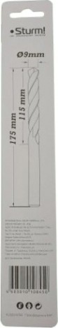 Сверло по металлу Sturm 1055-090-175L 2,0х85 мм, удлинен., 118°