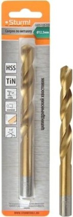 Сверло по металлу Sturm 1055-125-151 12,5х151 мм, нитридтитан., 118°
