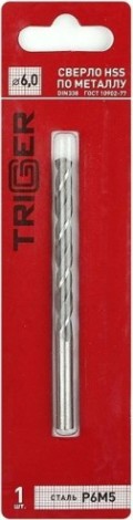 Сверло по металлу TRIGGER 73260 6мм р6м5 [тов-122243]