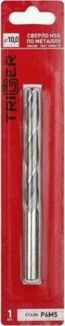 Сверло по металлу TRIGGER 73300 10мм р6м5 [тов-122251]