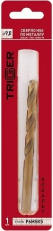 Сверло по металлу TRIGGER 74290 КОБАЛЬТ 9мм р6м5к5 [тов-122271]