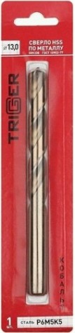 Сверло по металлу TRIGGER 74330 КОБАЛЬТ 13мм р6м5к5 [тов-122275]