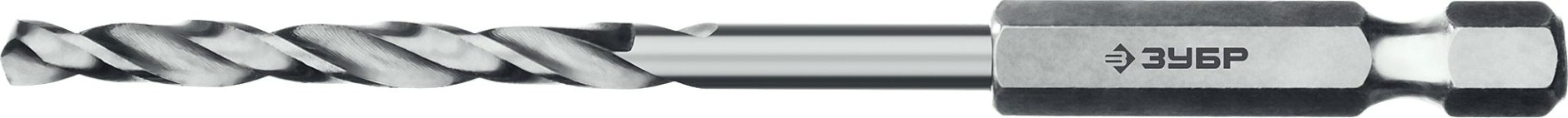Сверло по металлу ЗУБР ПРОФЕССИОНАЛ 3.0х79мм, с шестигранным хвостовиком, сталь р6м5, [29623-3]