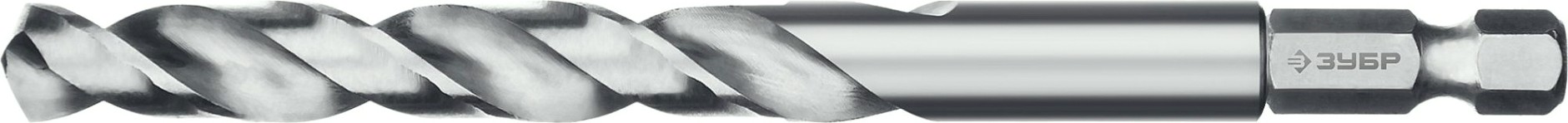 Сверло по металлу ЗУБР ПРОФЕССИОНАЛ 8.0х117мм, с шестигранным хвостовиком, сталь р6м5, [29623-8]