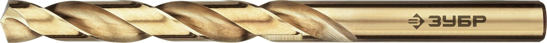 Сверло по металлу ЗУБР ПРОФЕССИОНАЛ кобальт 10.2х133мм, сталь р6м5, класс а [29626-10.2]