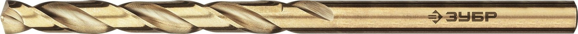 Сверло по металлу ЗУБР ПРОФЕССИОНАЛ кобальт 4.0х75мм, сталь р6м5, класс а [29626-4]