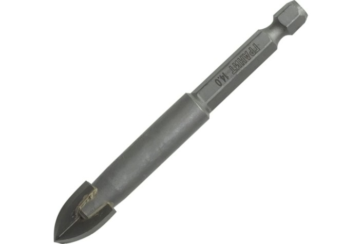 Сверло по стеклу и керамике ГРАНИТ КВАДРО 4х70 [144004]