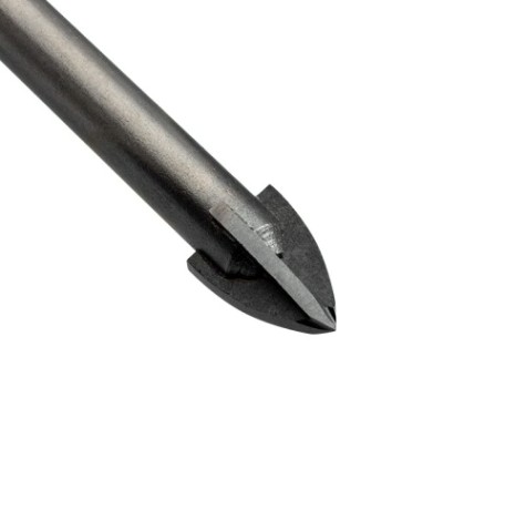 Сверло по стеклу и керамике Kranz KR-91-0652 12 мм, 4 грани