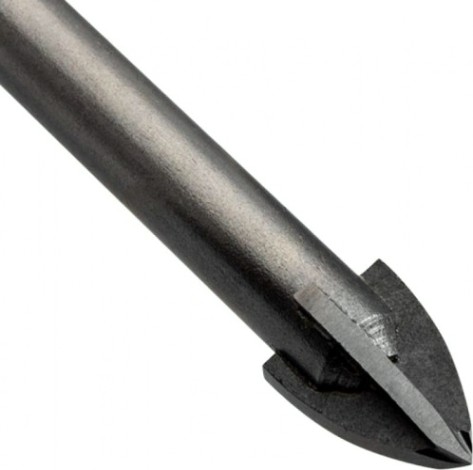 Сверло по стеклу и керамике REXANT 12 мм с четырьмя режущими лезвиями, шестигранный хвостовик [91-0652]