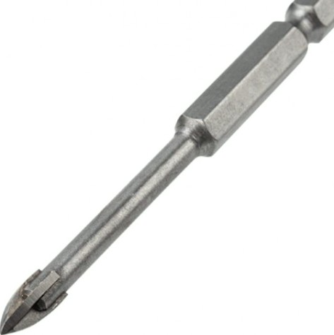 Сверло по стеклу и керамике REXANT 5 мм с четырьмя режущими лезвиями, шестигранный хвостовик [91-0648]