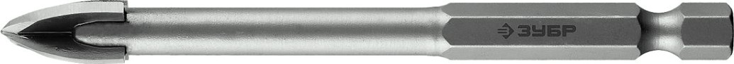 Сверло по стеклу и керамике ЗУБР 10 мм 29845-10_z01 [29845-10_z01]
