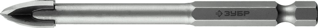 Сверло по стеклу и керамике ЗУБР 6 мм 29845-06_z01 [29845-06_z01]