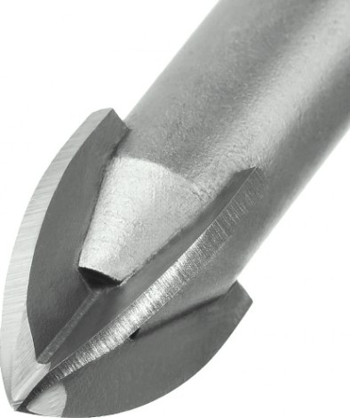 Сверло по стеклу и керамике ЗУБР ПРОФЕССИОНАЛ кафелю, с четырьмя режущими лезвиями, шестигранный [29845-03_z01]